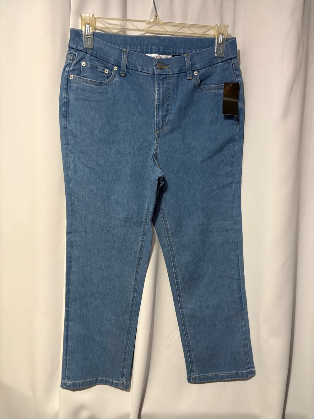Classic Light Blue Straight-Leg Jeans for Women #2293